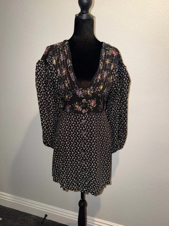 Free People Wonderland Printed Mini Dress - Picture 2 of 6